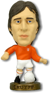 ヨハン・クライフ　フィギュア オレンジ/ホワイト ヨハン クライフ 【サッカーフィギュア・トレカ販売・買取】サッカー