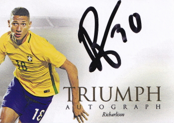 直筆サイン入り写真 フェリペ・アンデルソン サッカーブラジル